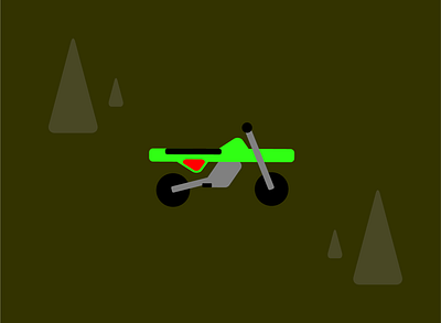 Dirt Bike dirt bike excite bike kawasaki team green