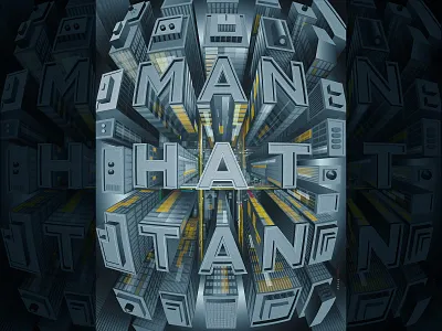 Manhattan Poster 212 adobe illustrator art director orange county illustration illustrative typography jamie stark manhattan orange county graphic designer typography