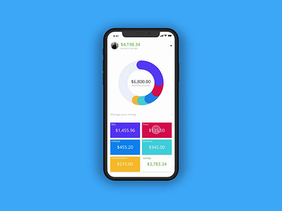 Budget App adobexd dailyui design product design prototype ui ui design user experience user interface design ux uxdesign