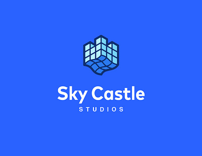 SkyCastle Logo branding identity logo