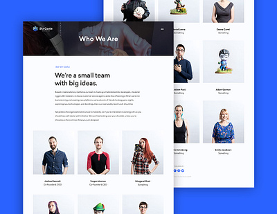 Sky Castle Website photography ui ux web design