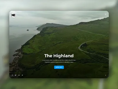 Travel Website Design bootstrap 4 creative creative design layout minimal site nature photography nc template travel ui ui design video web web design webui webuiuxdesign