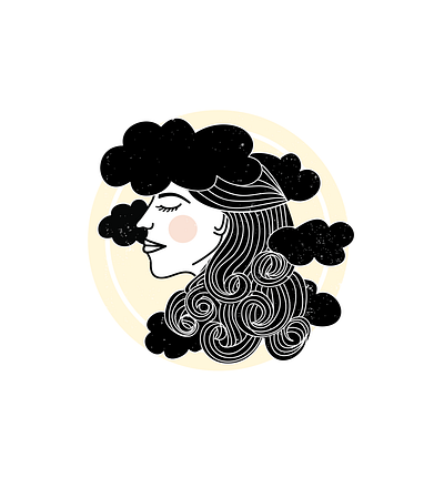 Portrait illustration vector