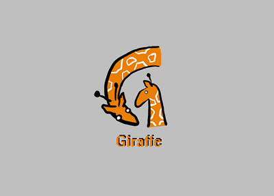 giraffe animal design giraffe graphic design icon illustration