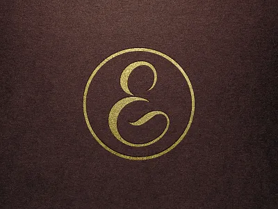 Cursive E Flow branding calligraphy letter lettering logo logomark logotype script script lettering vector