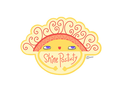 Shine on art artwork charcter design digitalart graphicdesign illustration lineart stickerpack stickers vector