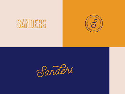 Sanders Coffee Co branding coffee graphic design logo packaging roastery