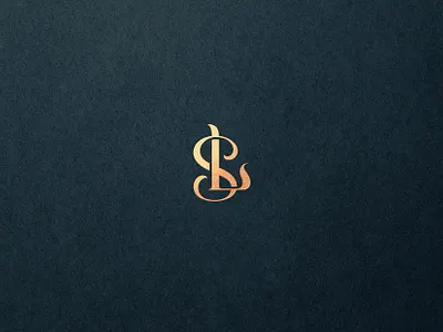 SL Monogram Salty Lakes Winery branding calligraphy custom identity logo logo design logotype monogram red wine winery