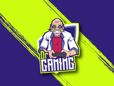 Dr GAMING branding dota2 esport for sale fortnite game gaming illustration mascot mascot gaming mascot logo