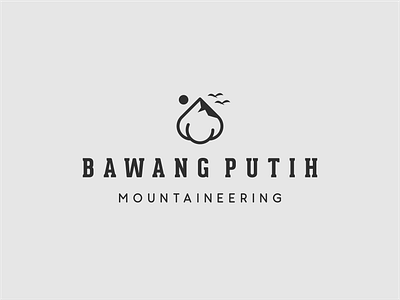 Garlic Mountaineering allium bawang bawang bodas bawang putih branding design garlic geometric grids icon logo monoline onion