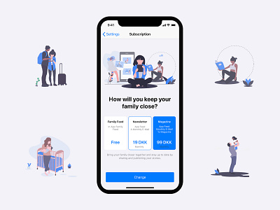 iOS Subscription View app ios ios app pricing subscription ui ui design