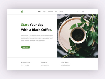 Coffee Express Heade clean ui coffee coffee cup coffee shop concept header homepage interface roast ui ui design ux ux design webdesign