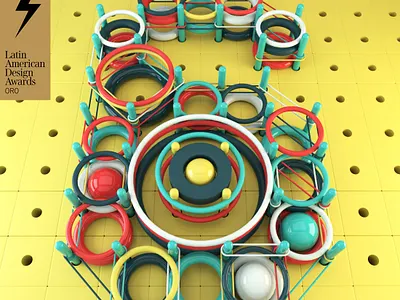 Number 6 PlayFont 3d 3dfont 3dillustration 3dtype 3dtypo constructivism design playfont type typeface