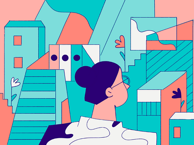 Line art character design line art moodboard procreate