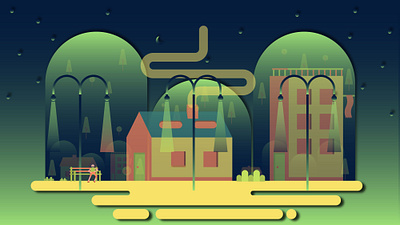 Night Life design illustration vector