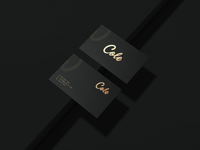 COLE brand brand design brand identity branding business card business card design business logo identity design logo typography