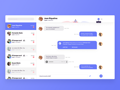 Clean chat - Web app app chat chat app chat web chatting component ui uiux