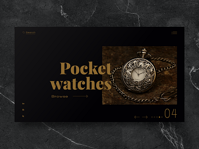 Watch store web concept clean elegant luxury minimal minimalist posh shop watch