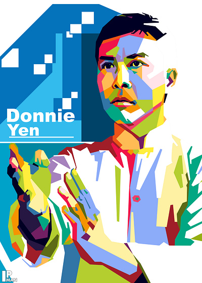 Donnie Yen art branding design digital donnieyen illustration illustrations popart portrait vector vector illustration