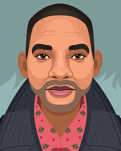 Will Smith childrens books colorful design digital art editorial editorial illustration graphic art illustration illustrator nicole wilson portrait