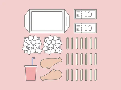 Weekly Warm Up No 12 Thankful For Foods design dribbble dribbbleweeklywarmup food foods grow illustration weekly warm up