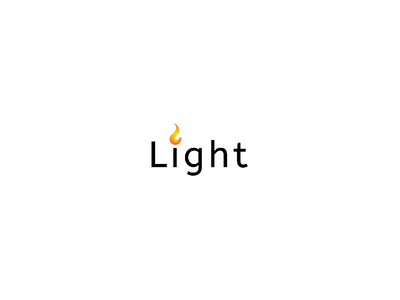 Flame logo - Light branding daily logo daily logo challenge flame logo flat illustration illustrator logo challenge logo design minimal vector