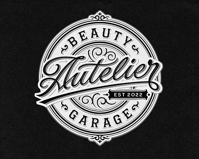 Autelier automotive calligraphy cars garage hand lettering lettering logo logotype type typography