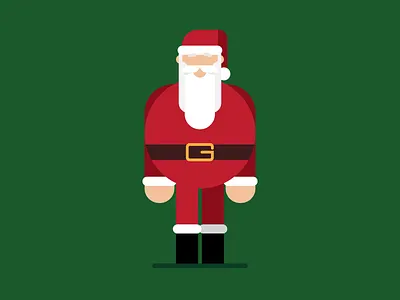 Santa Claus character characterdesign christmas flat vector illustration illustrator santa claus vector vector illustration xmas