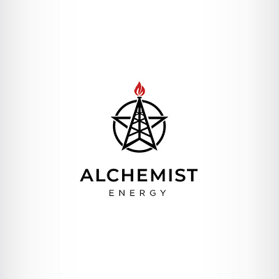 Oil and gas logo design alchemist branding design drilling energy gas icon illustration logo oil rig vector