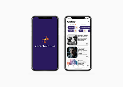 Entertainment News App figma mobile app mobile design mobile ui ui ux