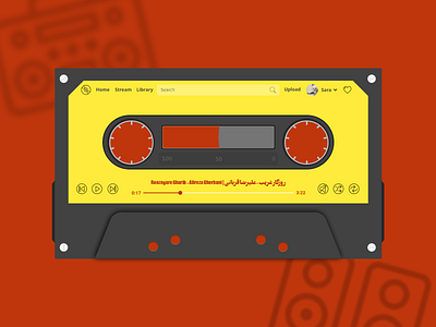 Website Music Player design illustration music player website website design