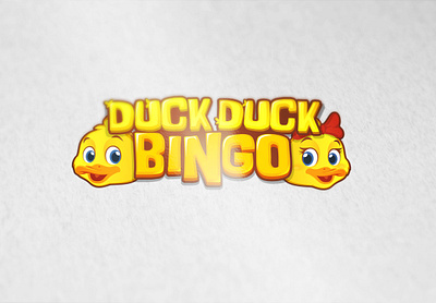 Duck Duck Bingo awesome bingo brand cartoon casino character clean colorful design gambling game gaming illustration logo mascot playful slots ui vector web