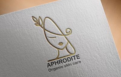 APHRODITE cosmetic design flat illustration logo logodesign sanitary vector