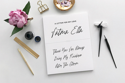 Hollywise - Signature Script Font alternate font handdrawn handlettering handwritten handwritting letter lettering ligature script signature typography