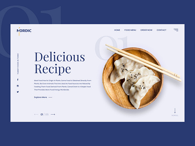 Restaurant landing page clean food foodlanding foodlandingpage landingpage restaurant restaurantlanding restaurentlandingpage typography ui uiux userinterfacedesign ux visualdesigner webdesign website