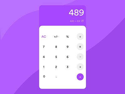 Daily UI 004 app branding calculator calculator app colors daily daily 100 challenge daily ui dailyui logo numbers ui uiux ux vector