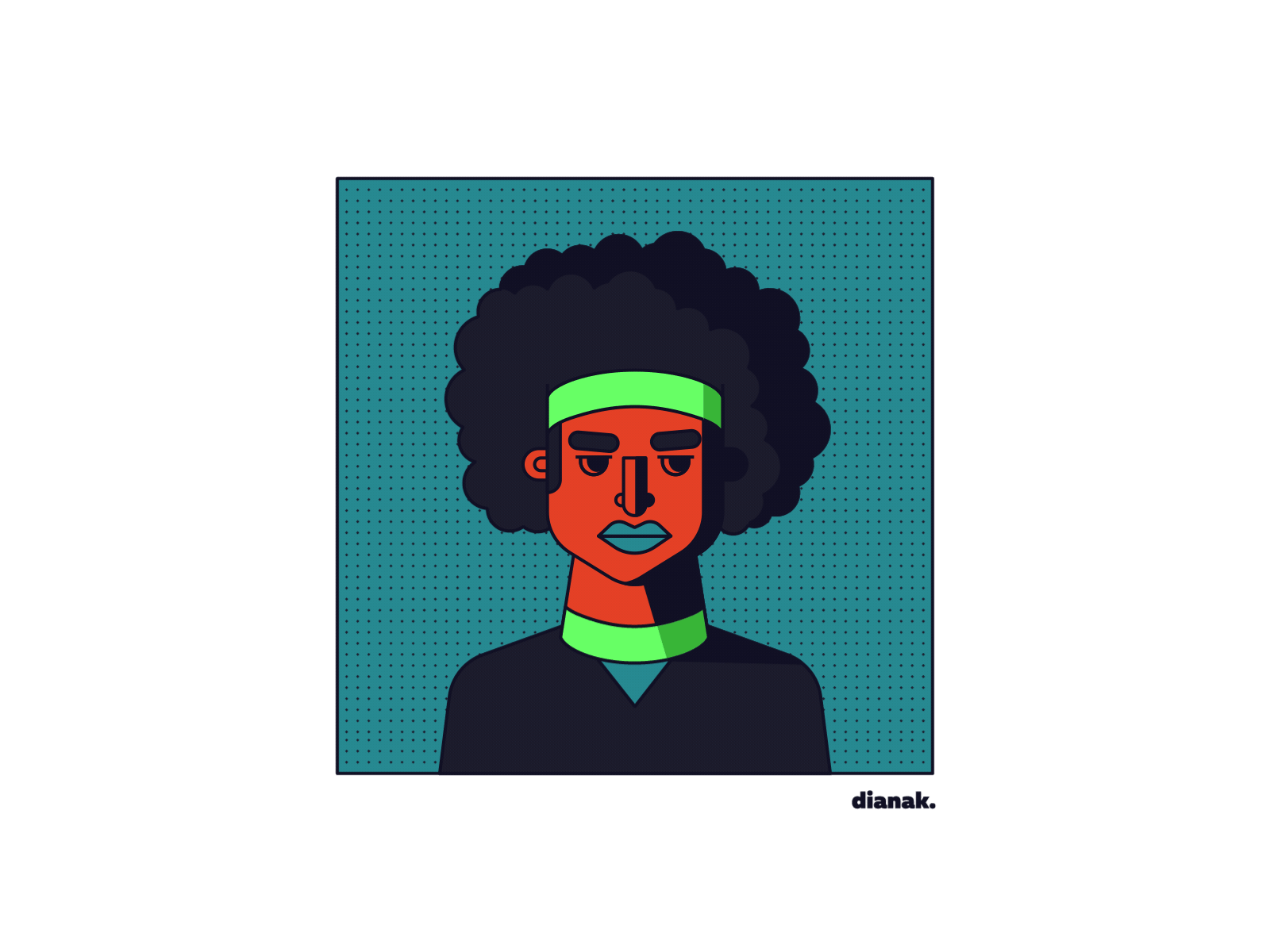 Bad Girl ae after effect aftereffects animation designerdianak face illustration