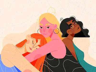 ALL COLORS ARE BEAUTIFUL art illustration design artists artist colors creative design draw femenine illustration logo sketchbook women yellow