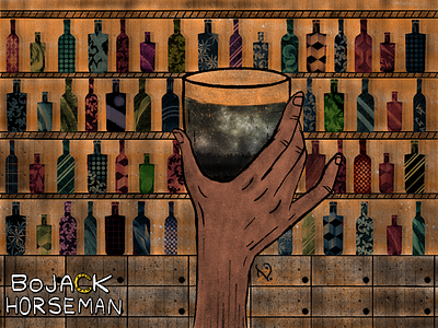 BoJack Horseman art artwork bojack horseman design digital fanart illustration procreate wallpaper