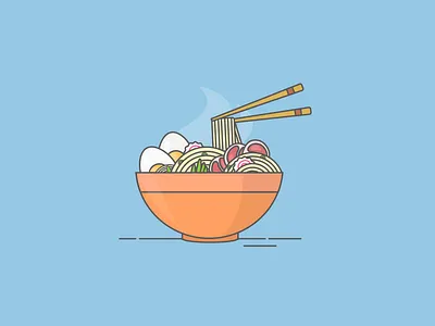 Tasty ramen adobe illustrator asia creative design flat food illustration illustration japan kawaii kawaii food vector vectorart