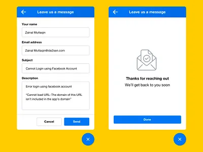 UI Widget for Live Chat when Offline - chat email email design live chat message offline ui ui message uiux ux