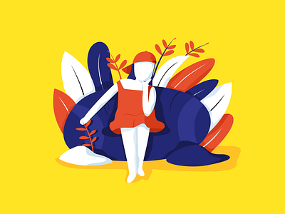 Thinking design illustrations ui 应用 插图 活跃 设计