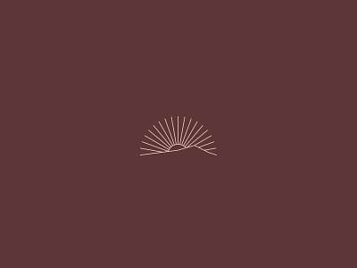 Oaza Leńcze - logo logo minimalistic sun