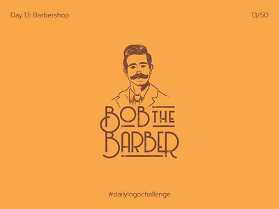 Barbershop logo barber barber logo barbershop craft dailylogochallenge gentleman hand drawn hipster illustration logotype man retro vector vintage