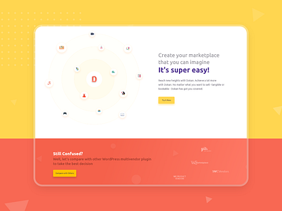 Dokan - landing page adobexd clean design interface minimal responsive typography ui ux web xddailychallenge