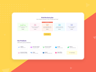 Dokan - landing page adobexd clean color colorful design interface responsive typography ui ux web website xd xd design