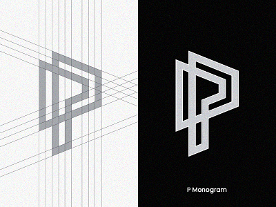 P Monogram brand and identity brand identity branding lettermark logo logoclub logocollection logoconcept logodesign logomark logotipo logotype logotype design minimalist logo monogram monogram design monogram letter mark monogram logo typedesign