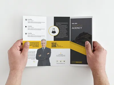 FREE Trifold Brochure free indesign template indesign template trifold brochure trifold template