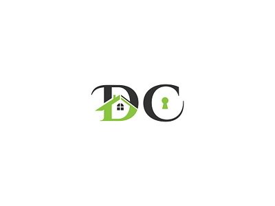 DC / Dencom Real Estate Logo app logo blockchain branding creative logo creative logo design logo design minimalist logo design real estate logo tech logo typography unique logo