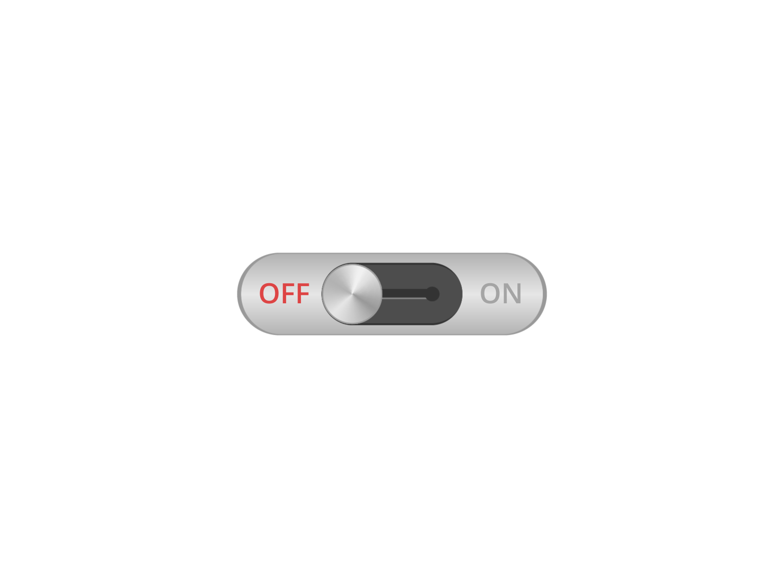 Metal toggle switch button icon interface metal off switch toggle toggle button toggle switch